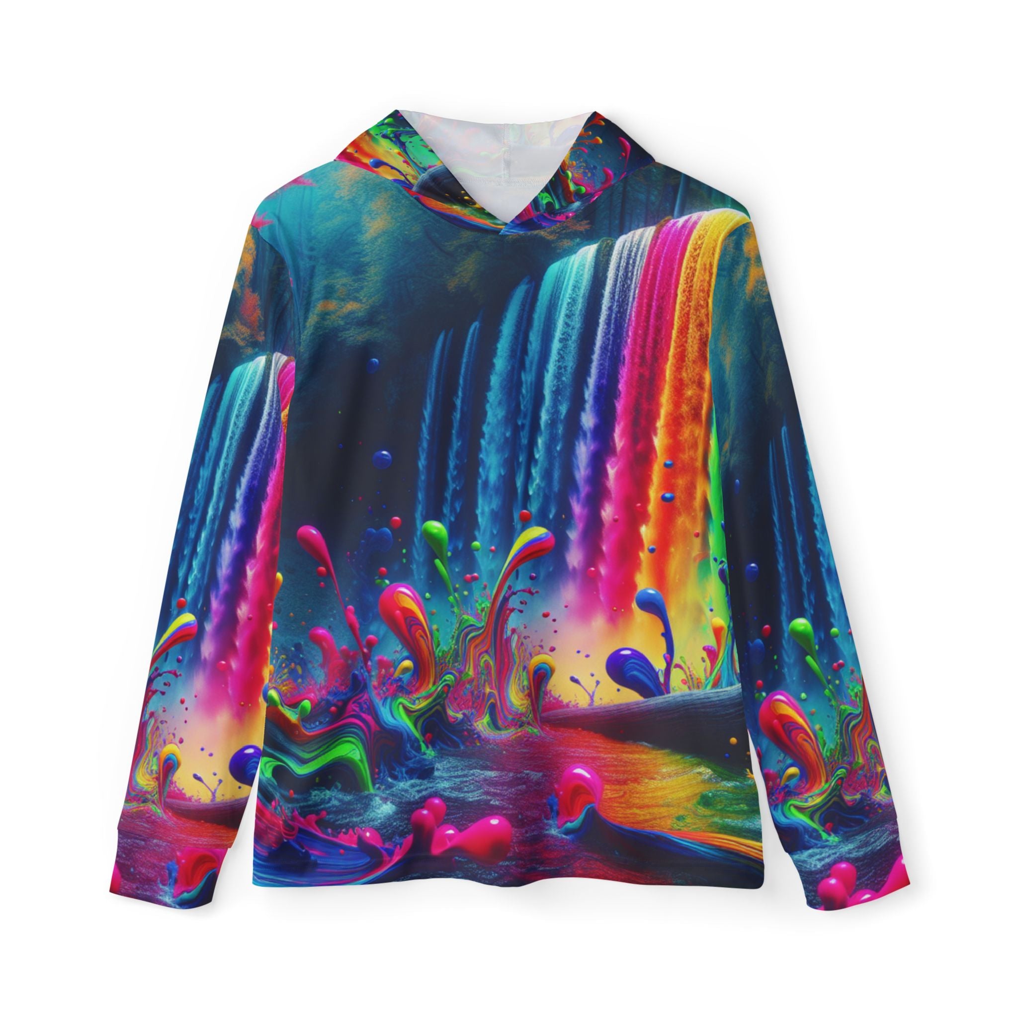 Trippy Waterfall AOP Hoodies