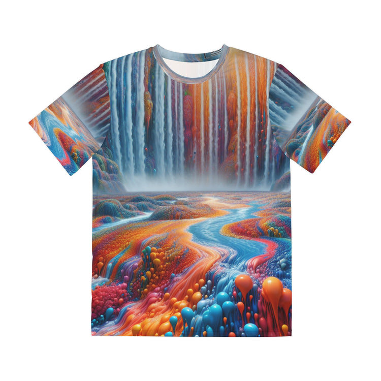 Trippy Waterfall AOP Tees